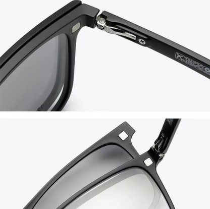 Gafas Magnéticas 6 en 1 Multicolores - COMPRA 1 LLEVA 6 + Funda de Cuero Gratis