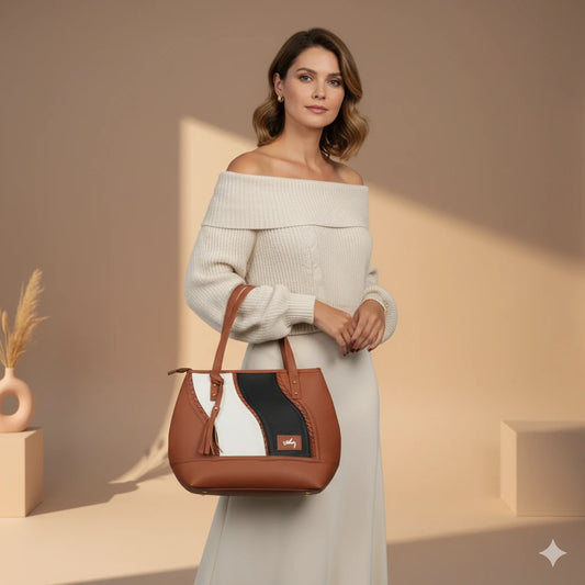 Bolso Premium De Lujo Velez Luna - Hecho en Cuero Legítimo - Calidad Artesanal